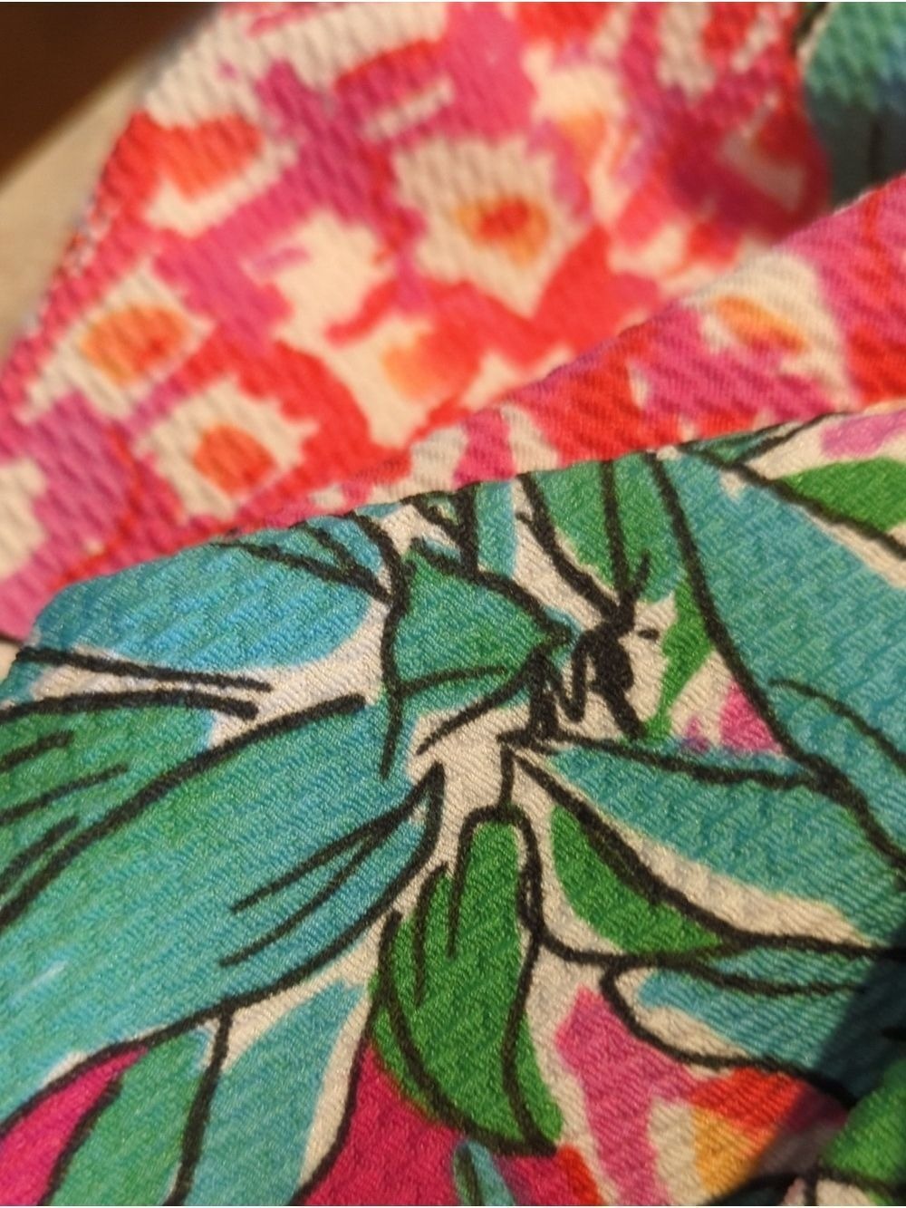 Ronni Nicole Hot Pink Tropical Trim Sleeveless Midi Dress Pineapple Design Small - Picture 11 of 11